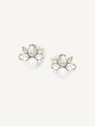 Elisajewels Bordeaux Stud Earrings