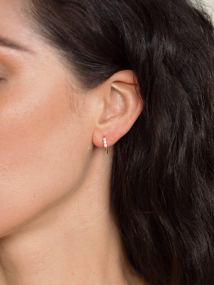 Elisajewels Demi-Fine Taryn Hoop Earrings