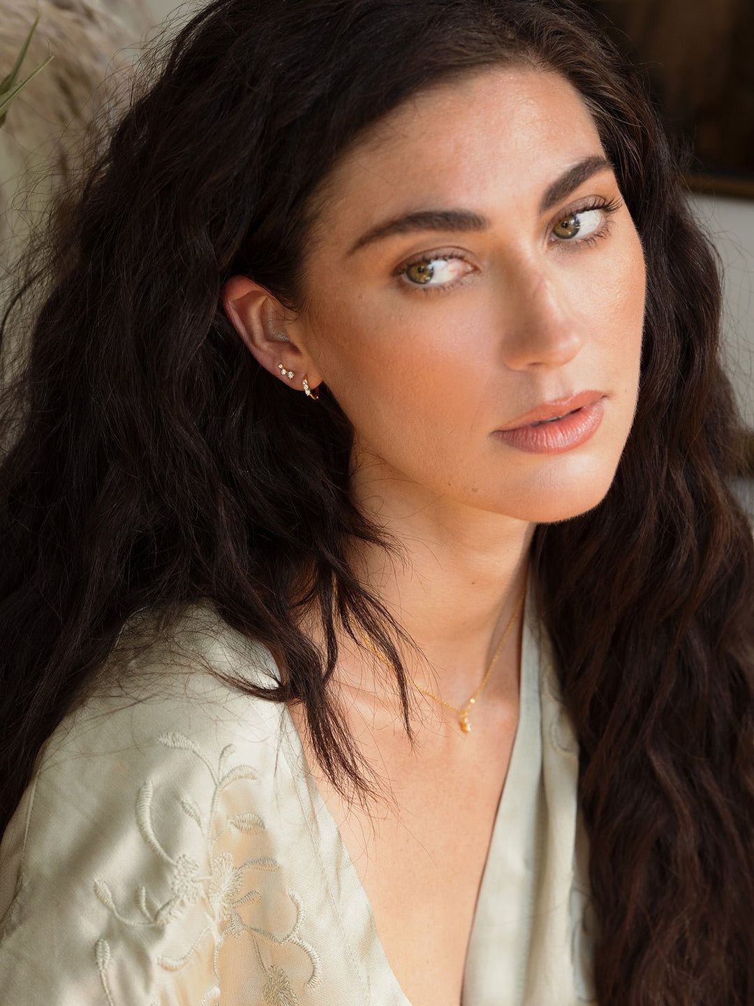 Elisajewels Demi-Fine Taryn Hoop Earrings