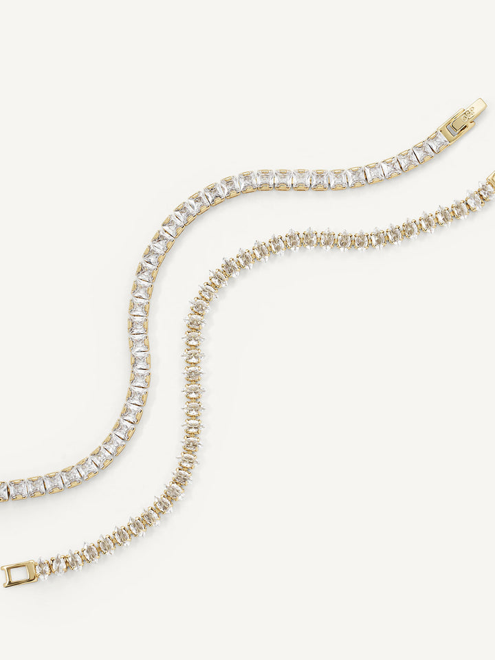 Elisajewels Pippa Tennis Bracelet Set