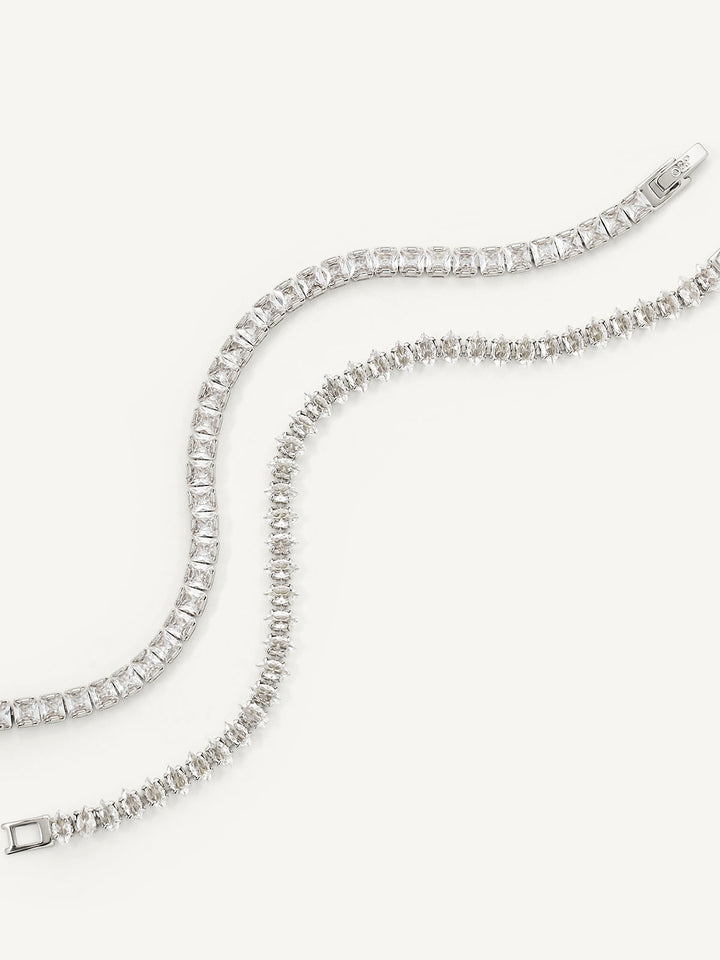Elisajewels Pippa Tennis Bracelet Set